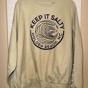Beige 'Keep It Salty' Sweatshirt